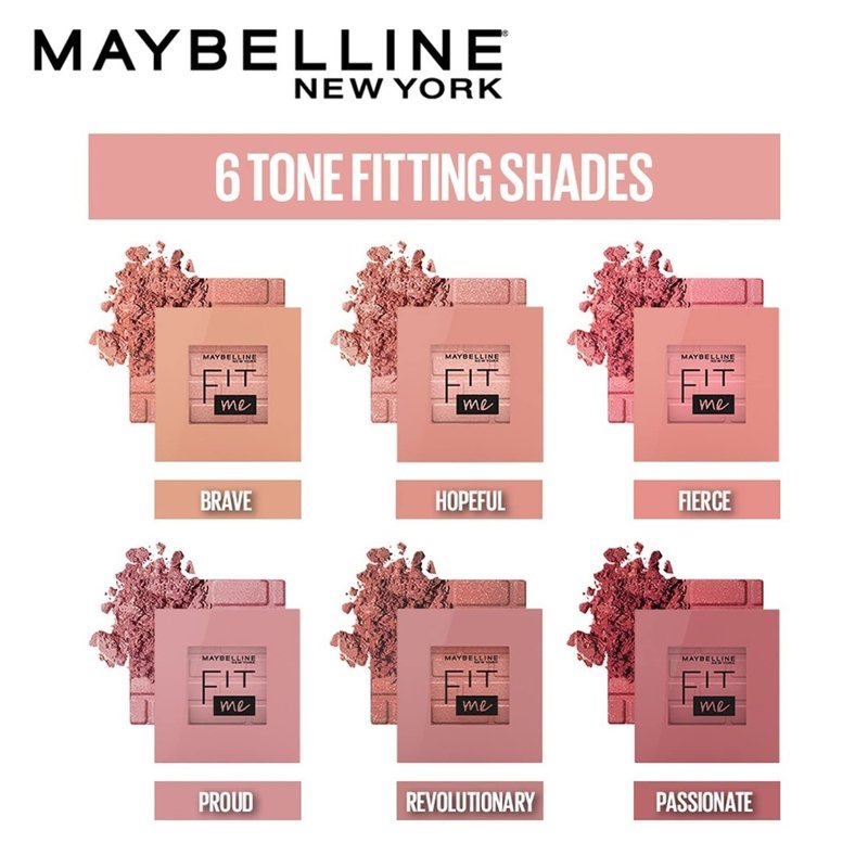 Maybelline Fit Me Blush | Wine | Lightweight | Blendable | Long-lasting