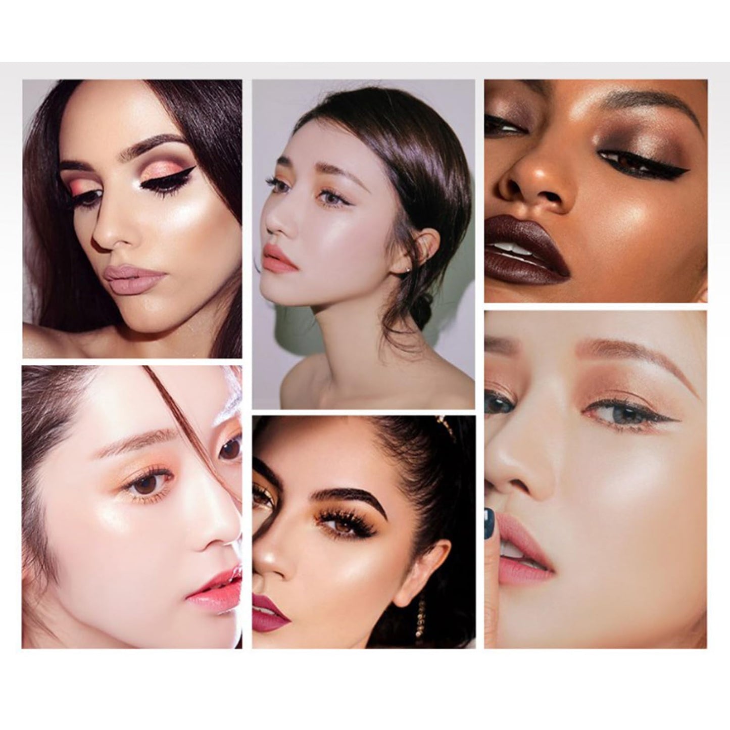 Professional Makeup Cream Contour Palette, Joyeee 8 Colours Concearler Full Coverage & Makeup Brush Set Contour Concearler Palette Contouring Face Make Up Gift for Women Girls