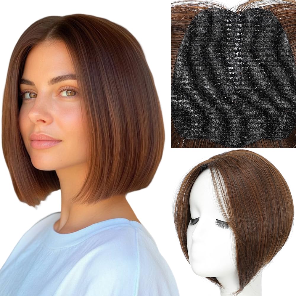 Mekylio 2025 NEW No Clips Hair Toppers for Women with Thinning Hair 360° 3D Macgic Makes Beauty More Convenient 3S Wear and Go Stylish Upgrade