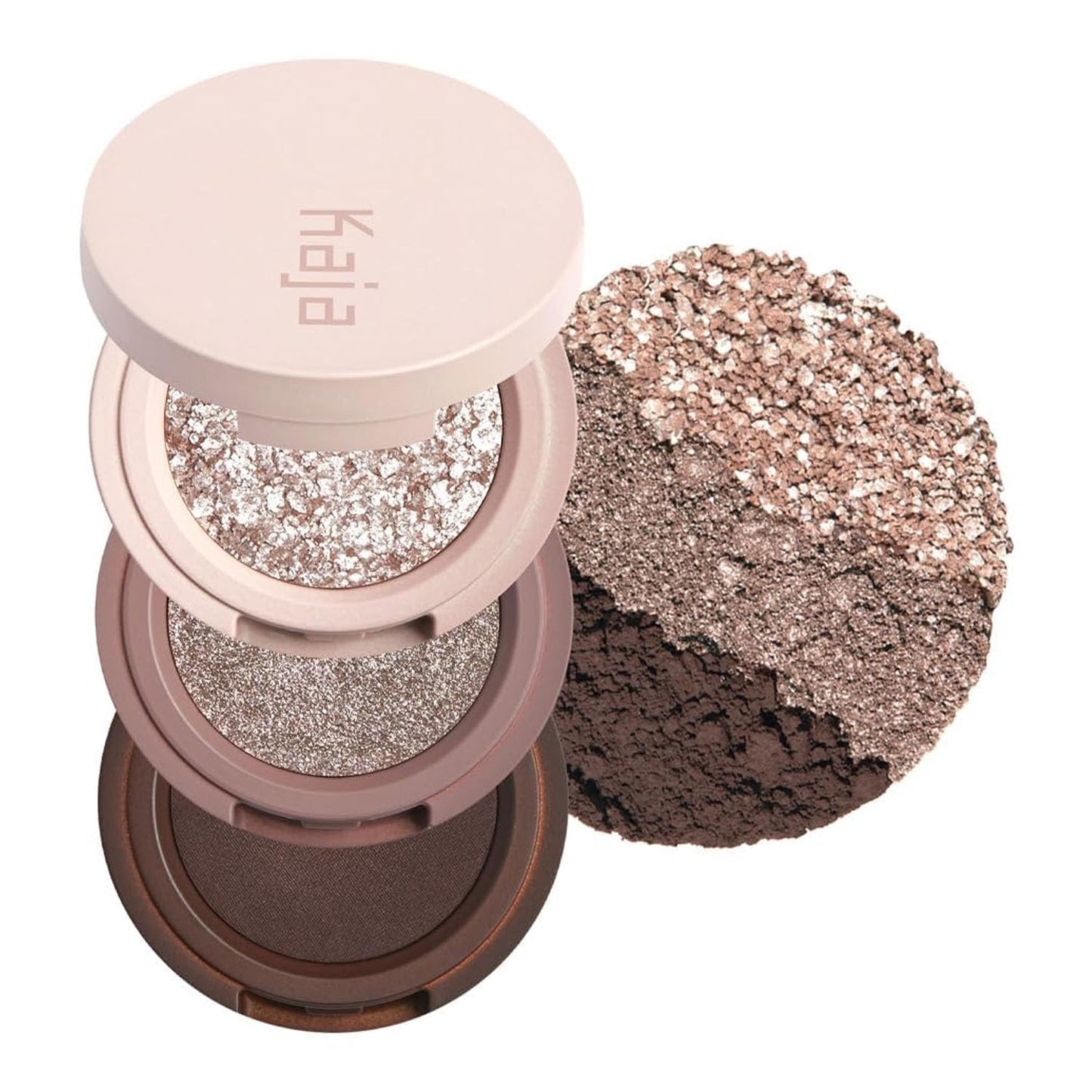 Kaja Beauty Bento Collection | Glitter + Shimmer + Matte | 21 Cold Brew Einspänner - Soft Ash Gray | 2019 Best of Beauty Award in Glitter
