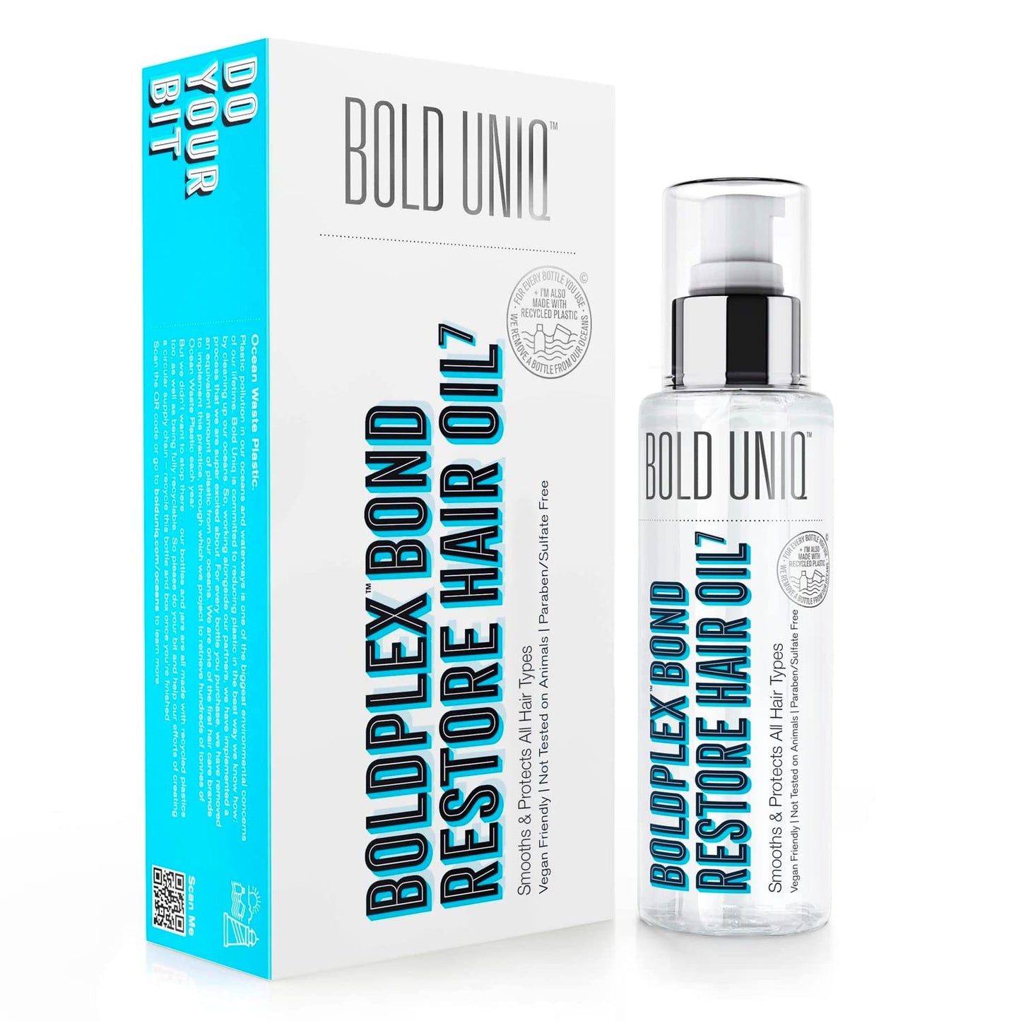 Boldplex 7 Hair Oil - Nourishing Treatment for Dry & Damaged Hair | Adds Shine, Strengthens & Smooths Frizz - 3.38 Fl Oz