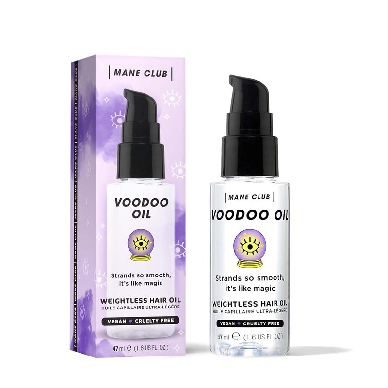 Mane Club Voodoo Oil - Weightless Hair Oil for All Hair Types | Vegan, Cruelty-Free, 1.6 Ounce