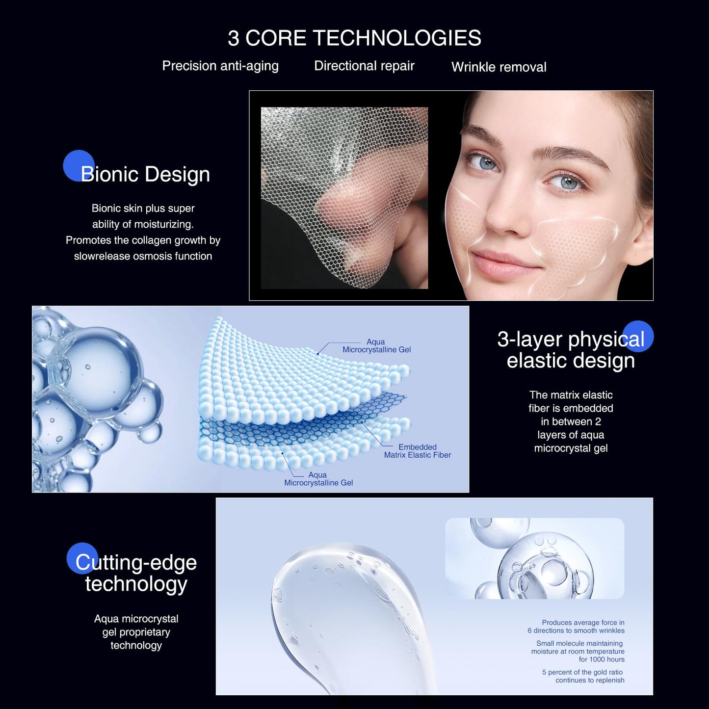 SECRET STRIPS Anti Wrinkle Patches to Remove Face Wrinkles Treatment,Smooth Nasolabial Folds Wrinkle Patches Face Masks Beauty Product