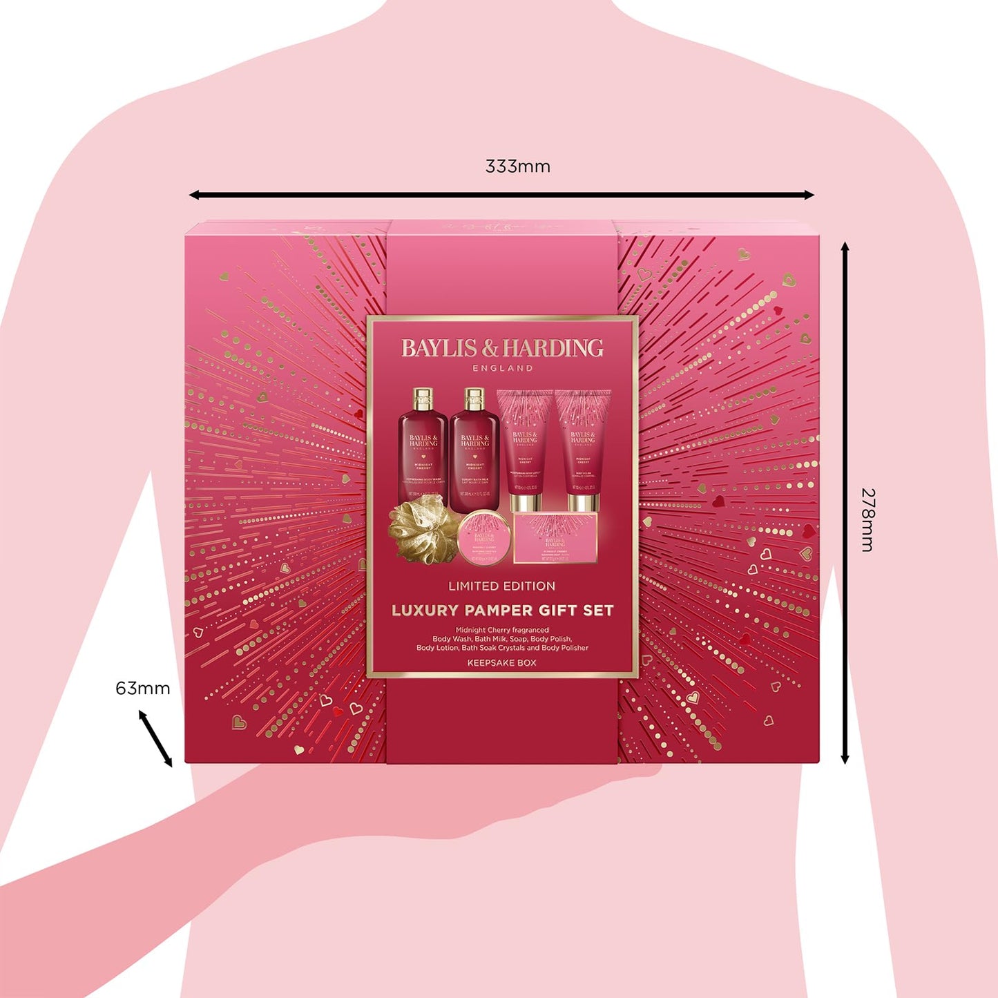 Baylis & Harding Limited Edition Luxury Pamper Box, Gift Set for Women