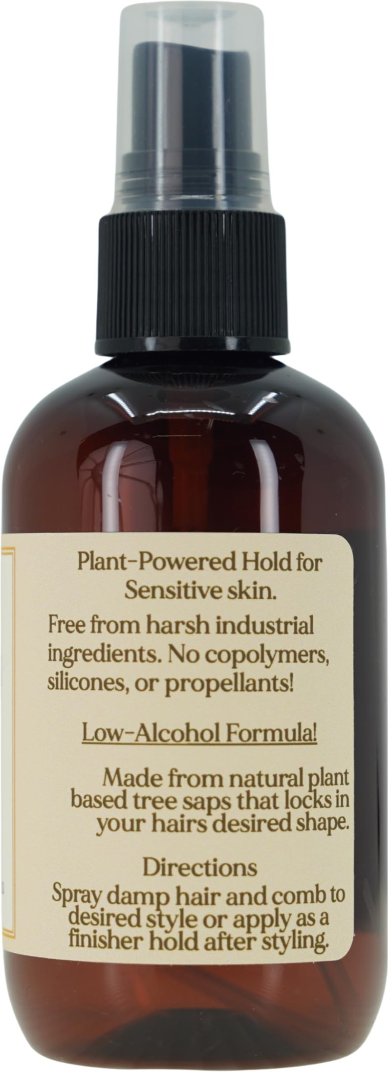 Claya Lock and Hold Styling Hairspray - Natural ingredients, low-Alcohol fomula, Plant-Powered Hold for Sensitive Skin,medium-hold hairspray.