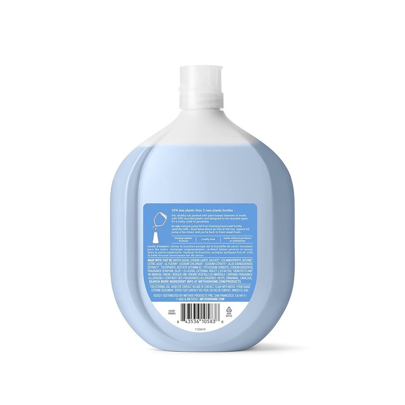Method Foaming Hand Soap - Sea Minerals Biodegradable Formula | 28 fl oz (Pack of 4) + 28 fl oz (Pack of 1)