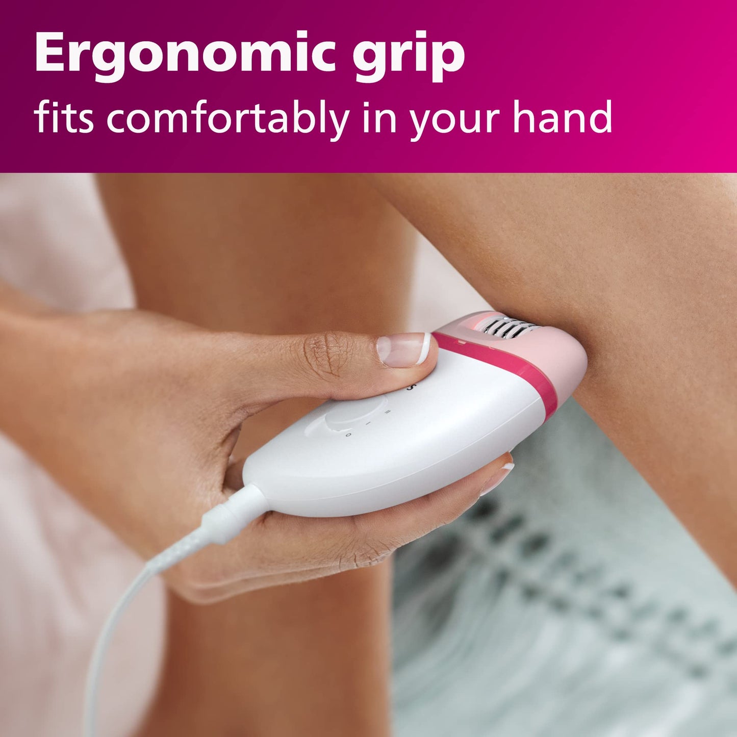 Philips Beauty Satinelle Essential Compact Hair Removal Epilator for Women,BRE235/04 (Corded Use Only),(Pack of 4)