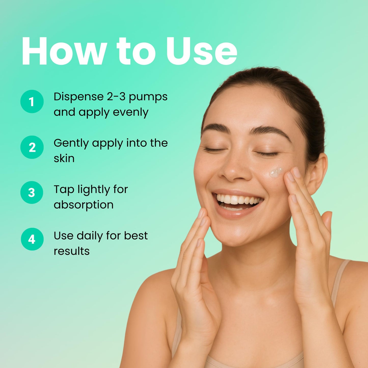 Feat By You Korean Hyaluronic Acid Serum for Face - (2.70 fl.oz) Korean Skin Care Ampoule with Vitamin C, Niacinamide, Hyaluronic Acid, Fast Absorbing, Non-Greasy, Hydrating
