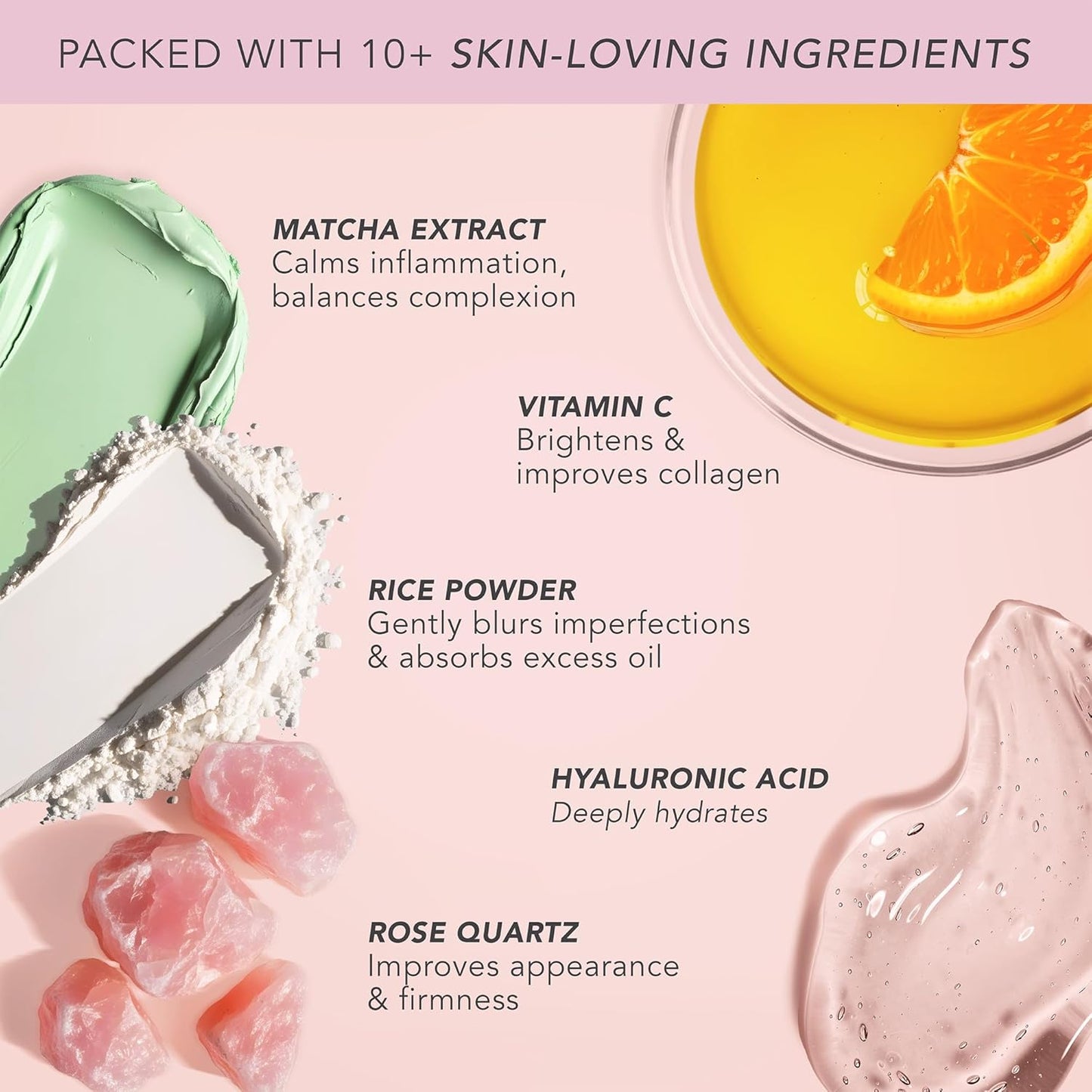 Doll 10 Pink Power Pressed Setting Powder | Blurring & Brightening Face Makeup - Vegan, Talc-Free - 4 Month Supply