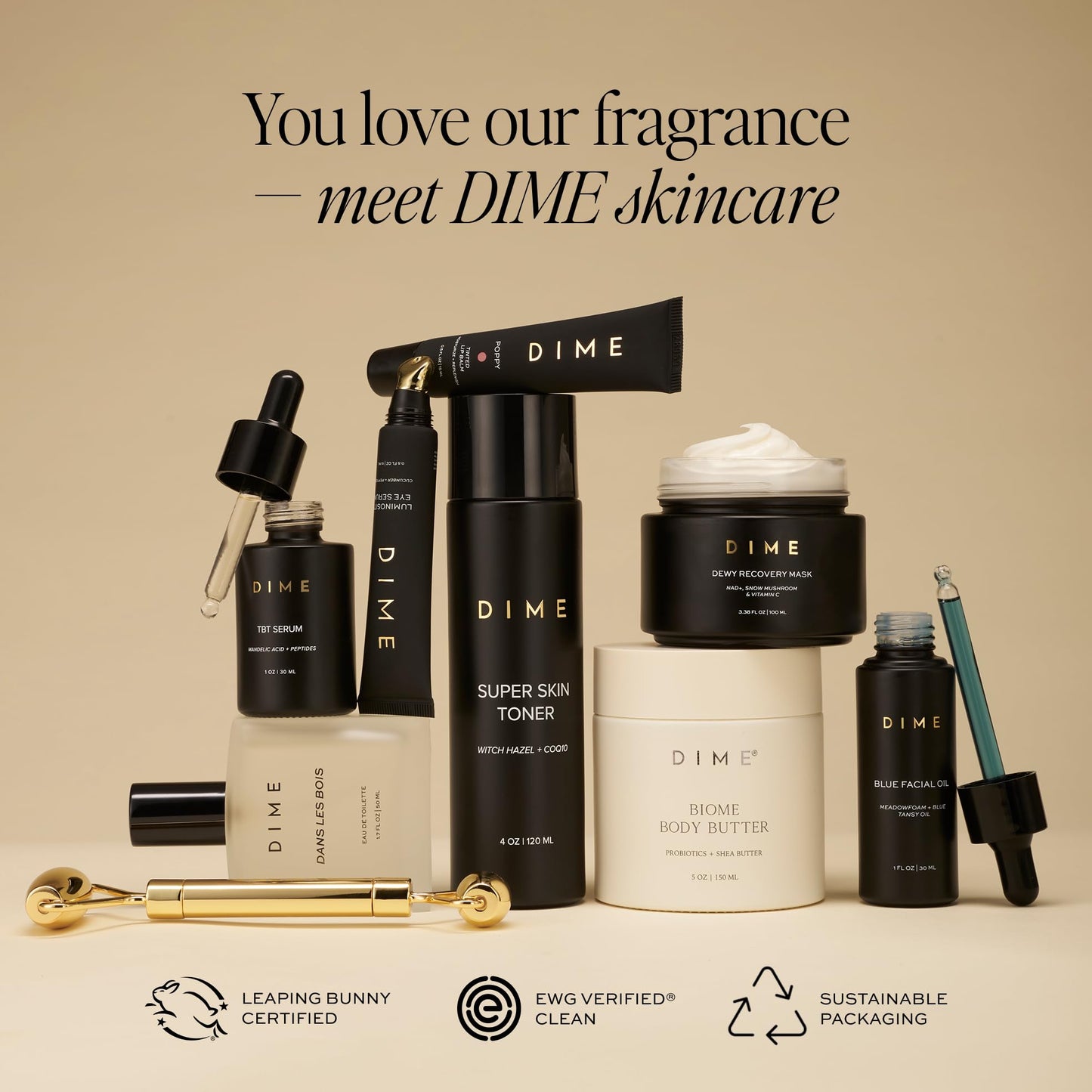 Dime Beauty Perfume Sampler, Hypoallergenic, Clean Perfumes, Eau de Toilette For Women