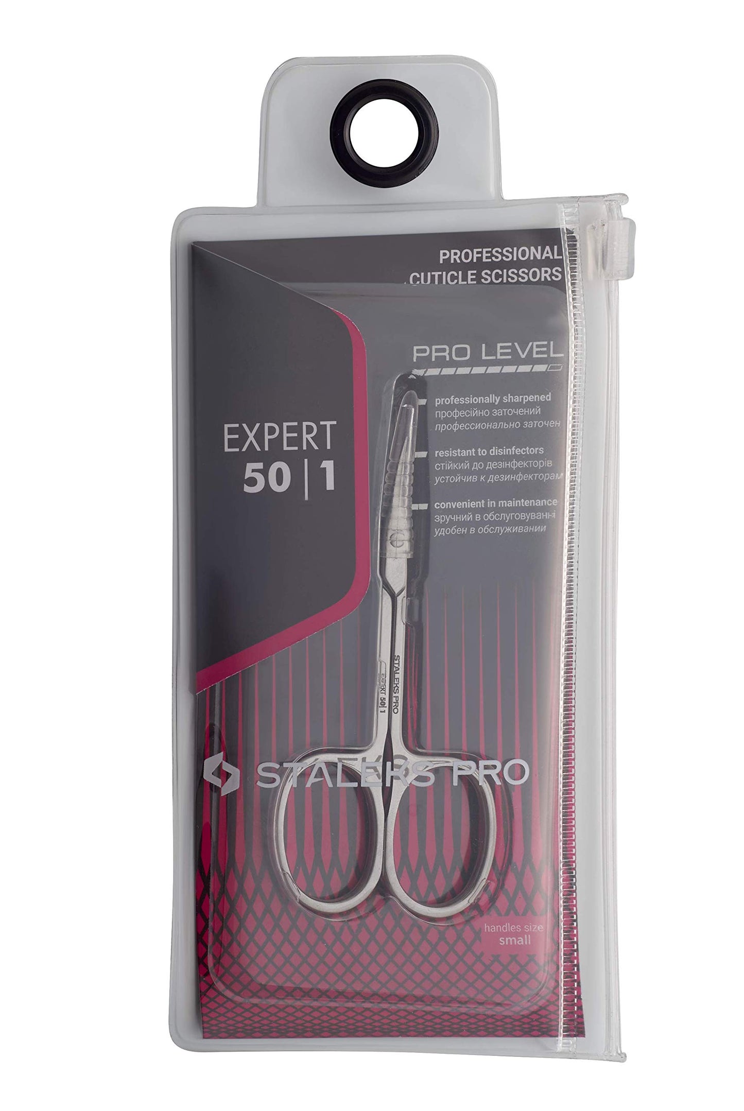 STALEKS PRO Expert 50 cuticle scissors, manicure tool SE-50-1