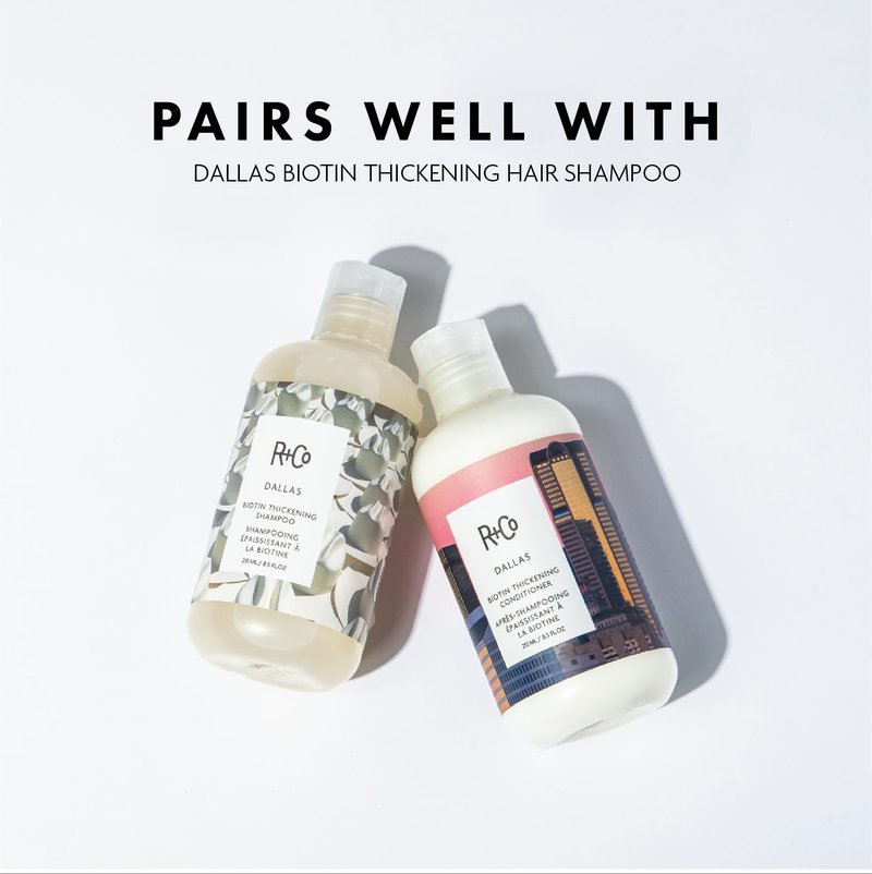 R+Co Dallas Biotin Thickening Conditioner | Weightless Hydration, Strengthens + Enhances Shine | Vegan + Cruelty-Free | 8.5 Oz