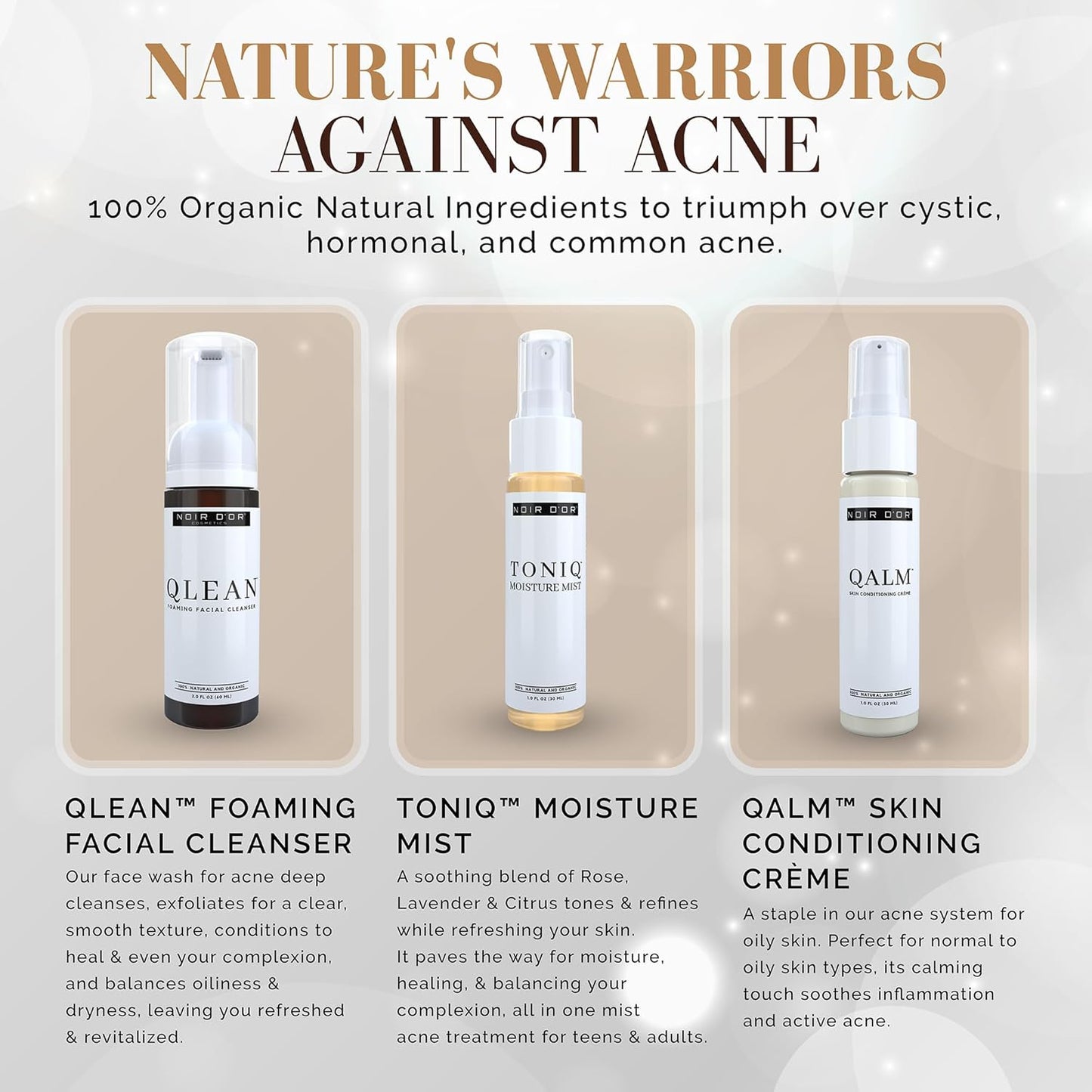 Acne Scar Treatment - Three Step Hyperpigmentation Repair Set | Normal to Oily Skin, Dark Spot Remover