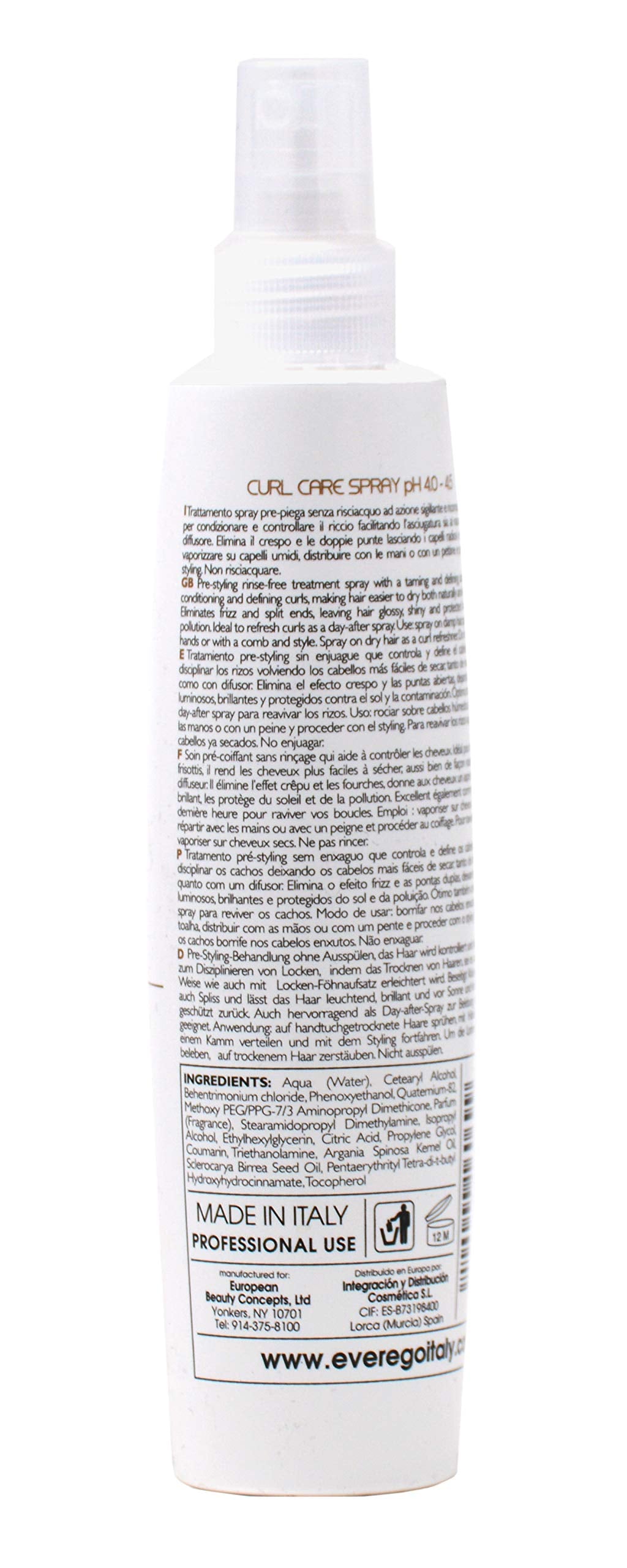 Ever Ego Curl Care Argan & Marula Spray 8.45oz