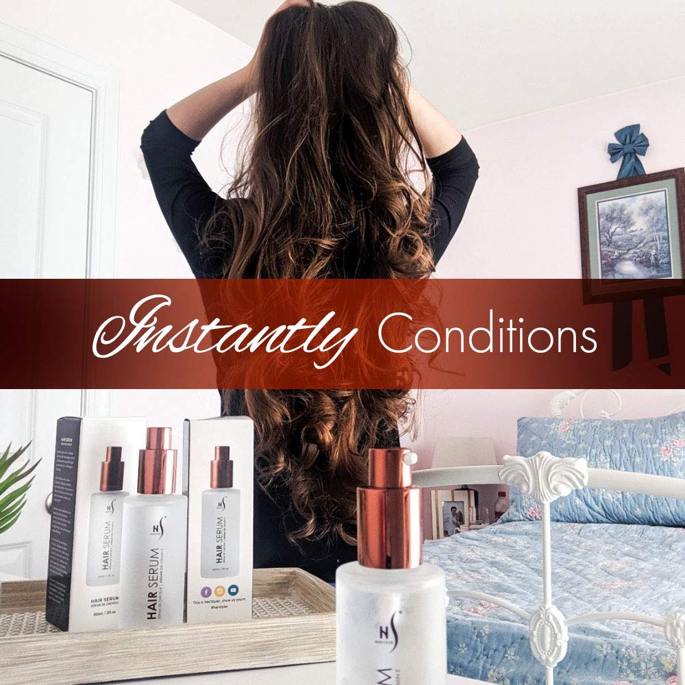 HerStyler Argan Oil, Marula Oil and Biotin Hair Serum Set