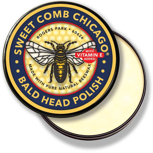 Bald Head Polish - Men's Waterproof Moisturizer for Bald Heads | 4 Oz - Perfect Gift for Father's Day & Holidays