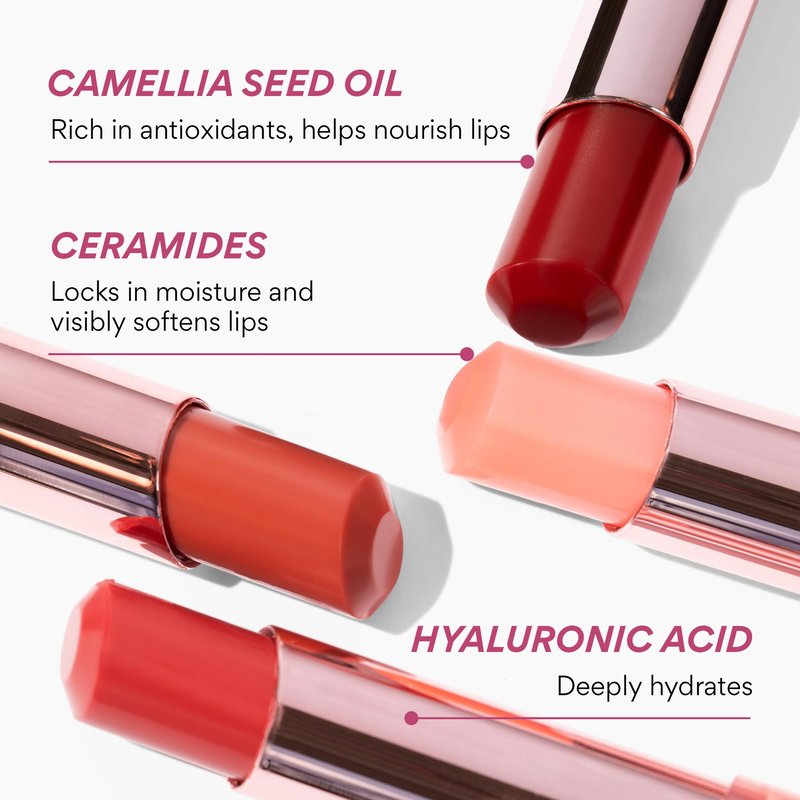 innisfree Dewy Tint Lip Balm with Hyaluronic Acid & Ceramides, Korean Hydrating Tinted Balm, Love Beige Shade