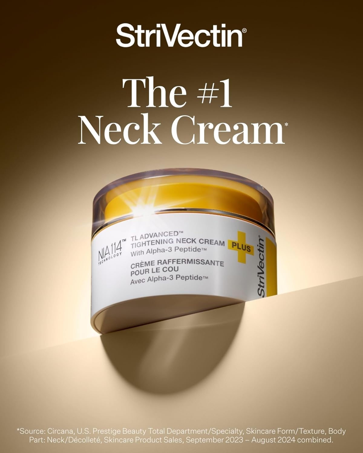 StriVectin Tighten and Lift Neck Cream - Firming & Tightening Formula for Smooth, Youthful Skin | 0.25 oz