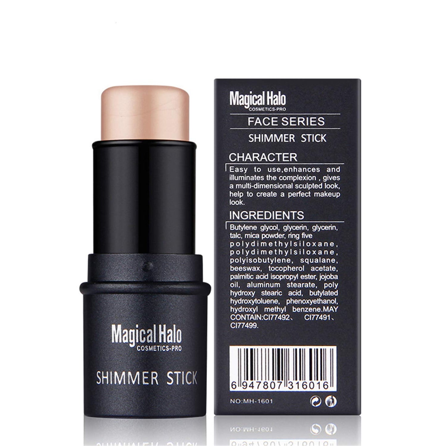 FantasyDay Illuminator Face Highlighter Makeup Sticks Pearl Shimmer Whitening Cream Shimmer Contouring Stick Foundation Stick Face Eye Nose Concealer Pen #2