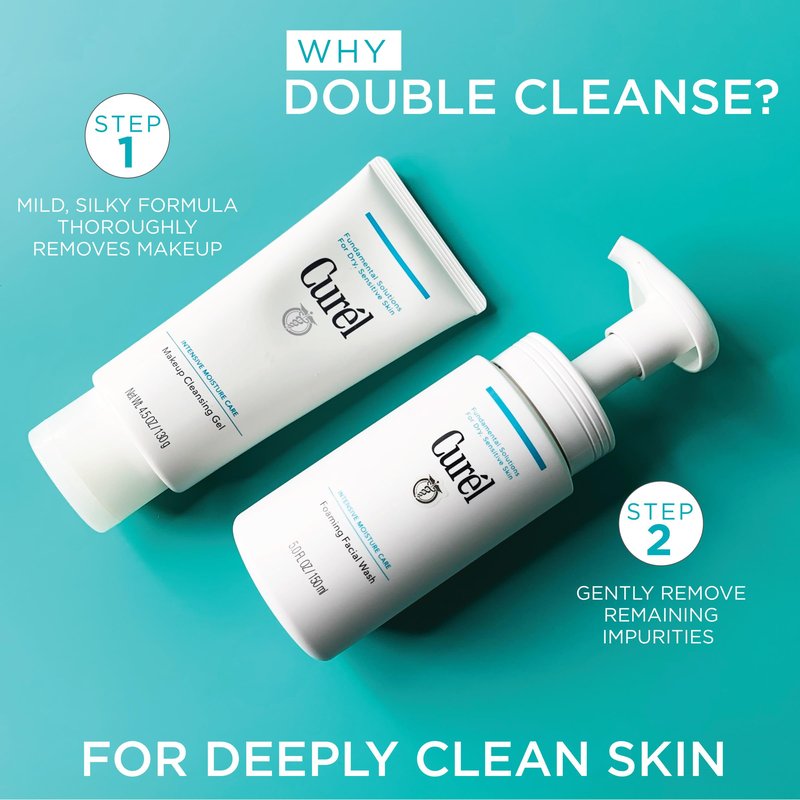 Curel Makeup Cleansing Gel and Face Wash