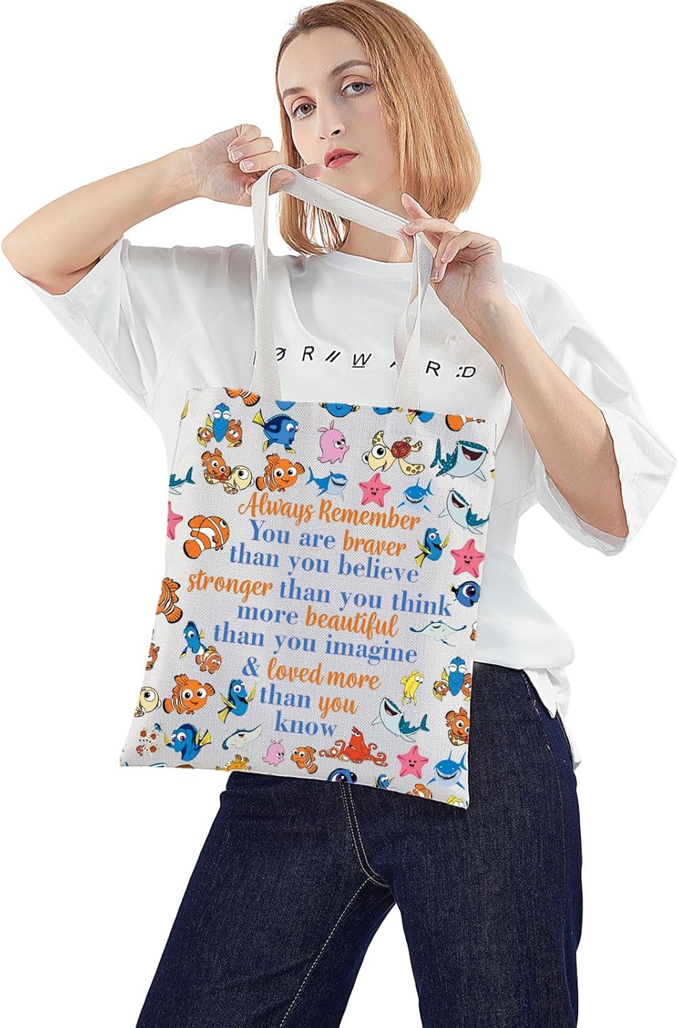 Fish Movies Cosmetic Bag - Nemo Makeup Zipper Pouch | Inspirational Gift for Movie Lovers