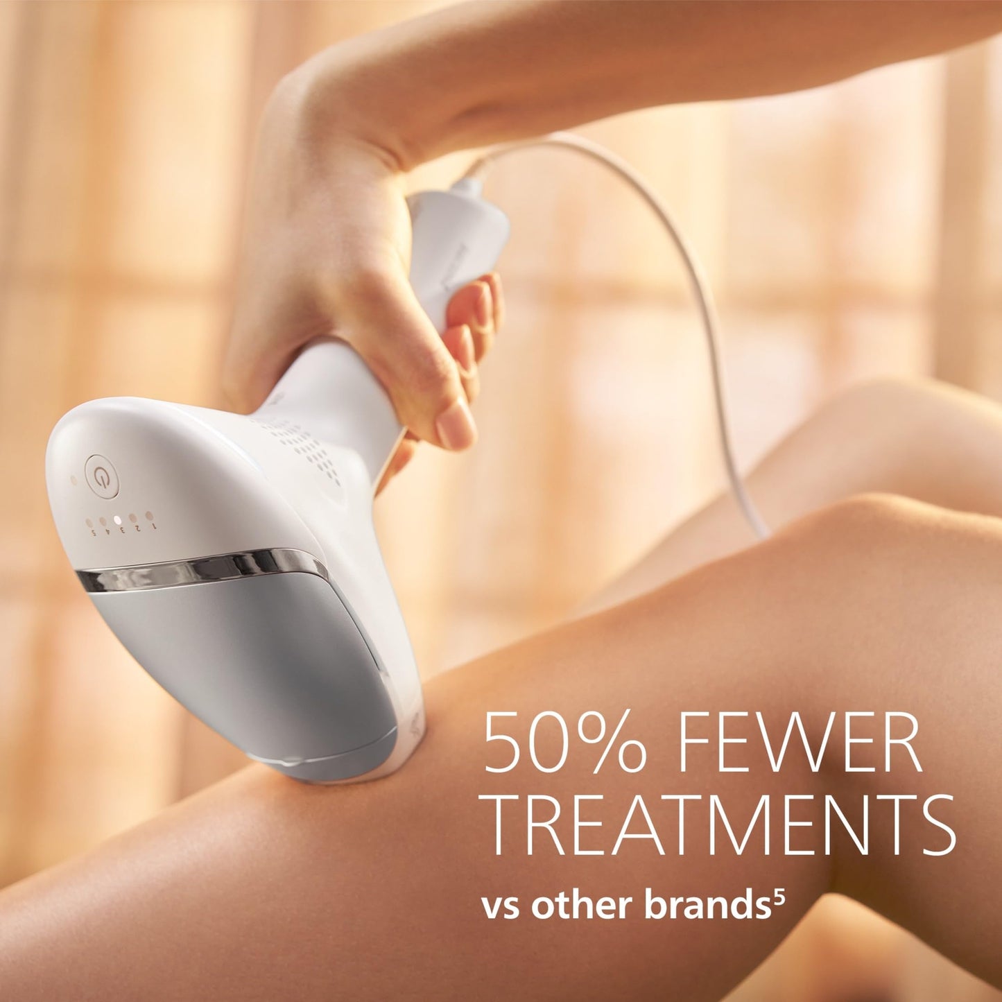 Philips Lumea 7000 Series IPL Hair Removal Device - Permanent Laser Hair Reduction for Women & Men, Easy and Comfortable Use at Home, SenseIQ, Uniquely Curved Attachment for Body, BRI931/03
