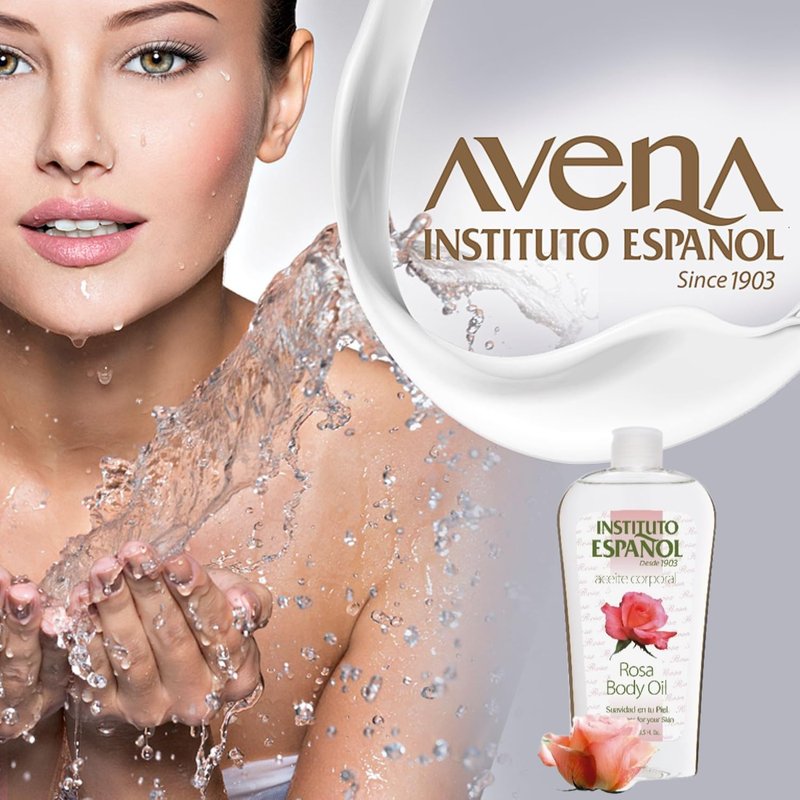 Instituto Espanol Rosa Body Oil, Smoothness for Your Skin, Moisturizing and Regenerating, 6-Pack, 8.5 FL Oz Each