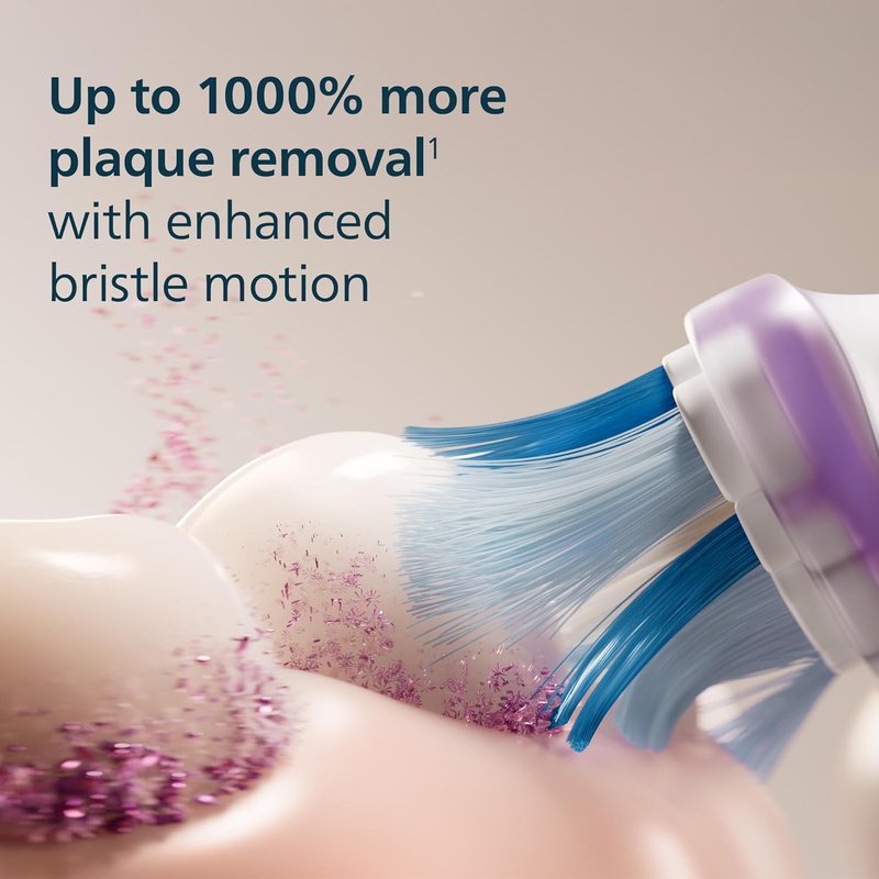 Philips Sonicare G3 2-in-1 Plaque Removal & Gum Care Brush Heads - Genuine Replacement, White | 2 Pack, HX9052/65