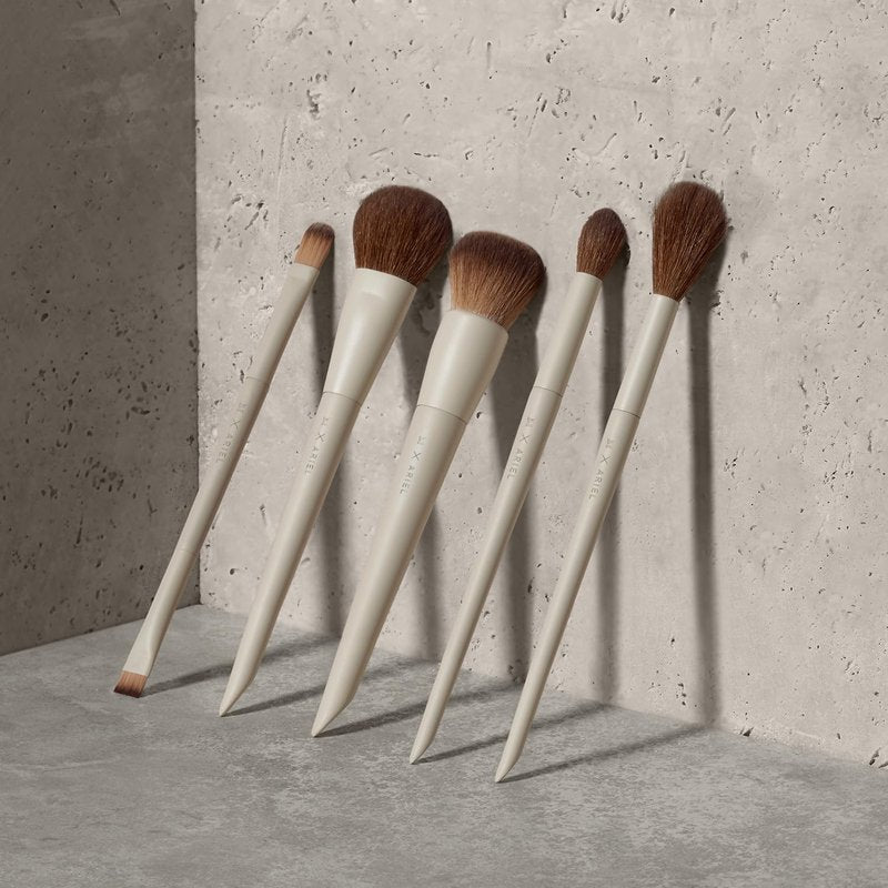 Morphe x Ariel Complexion Essentials Duo - A24 Signature Foundation & A19 Dual-Ended Concealer Brushes - Provides Seamless Application & Flawless Blend for Base Perfection (2 Piece Set)