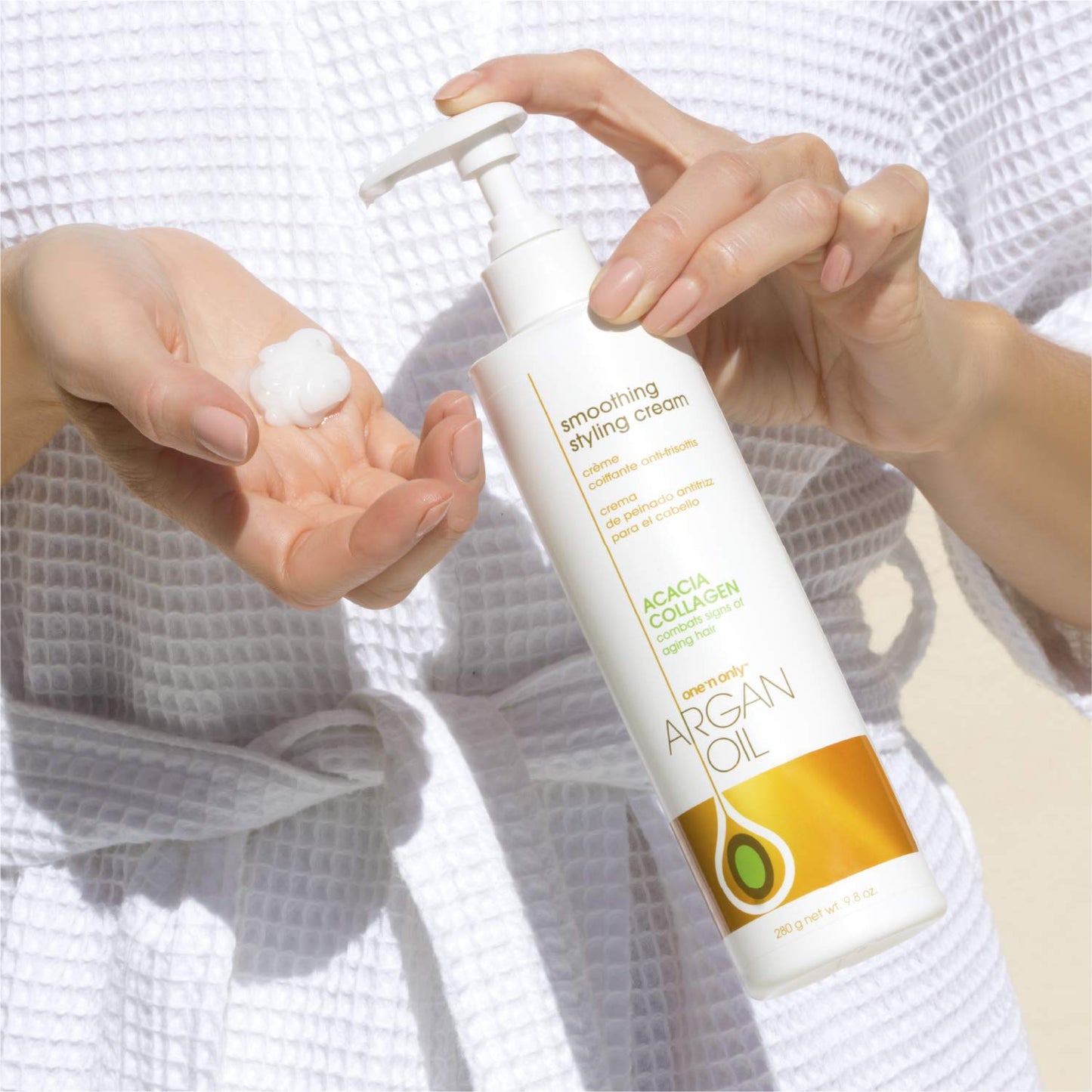 One 'N Only Argan Oil Hair Treatment Bundle with Smoothing Styling Cream