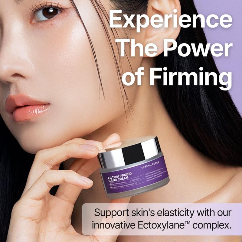 Ectoin Firming Band Cream - Advanced Wrinkle Care & Lifting with 6 Peptides | Hydrating Korean Skincare