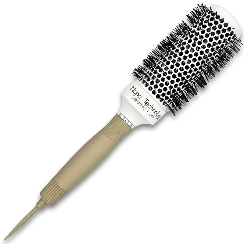 Round Hair Brush - Ceramic Ionic Thermal Barrel for Professional Blow Drying | Lightweight 1.7 Inch for Precise Styling