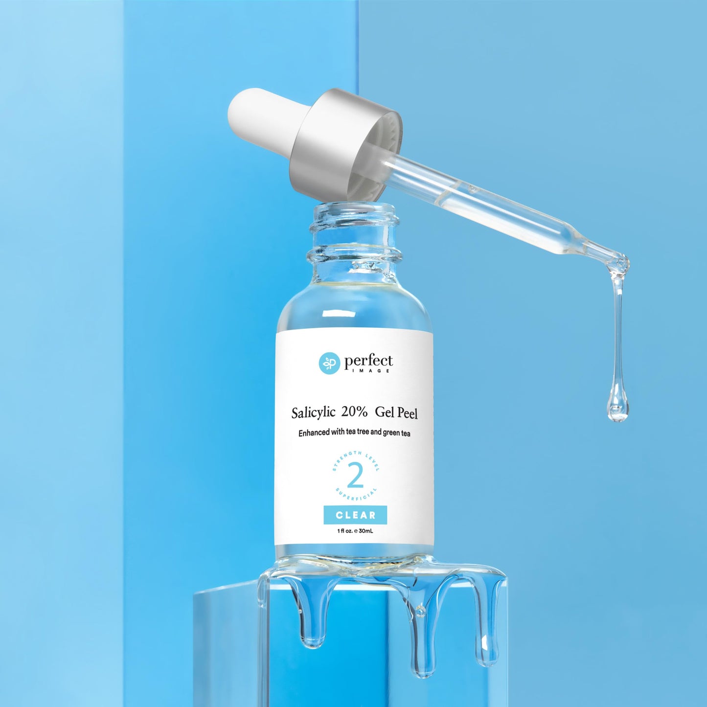Salicylic Gel Chemical Peel - Enhanced with Green Tea Extract and Tea Tree Oil