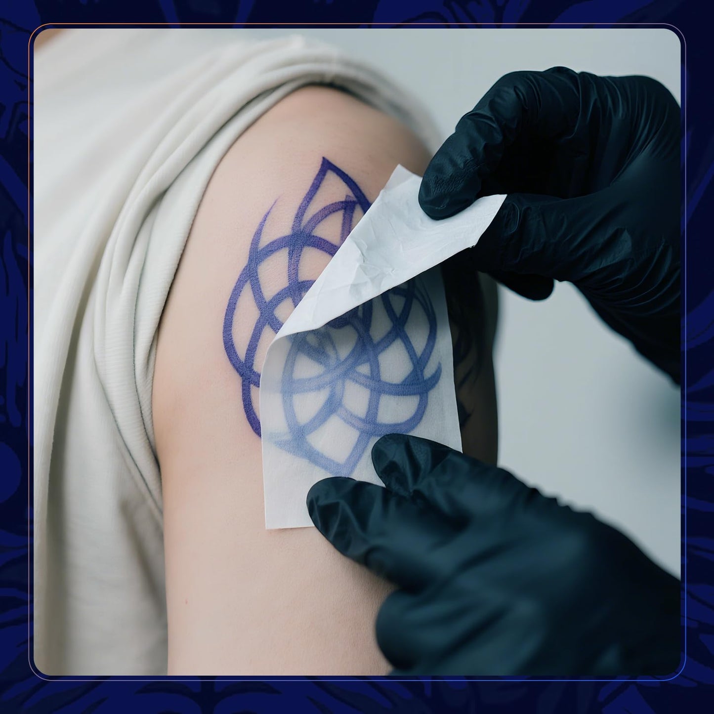 Tattoo Transfer Paper, 100 Sheets Tattoo Stencil Transfer Paper for Tattooing, A4 Compatible with Tatoo Printers, MT660...
