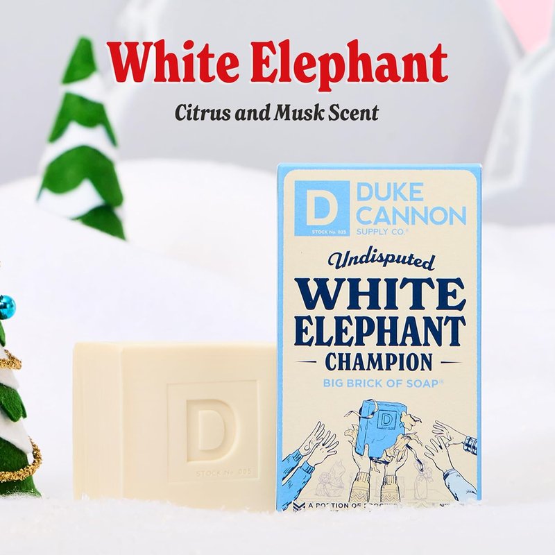 Duke Cannon Big Brick of Soap for Men - Holiday Variety Pack | 10 oz. | Coal, Pipe Smoke & Peppermint Bark