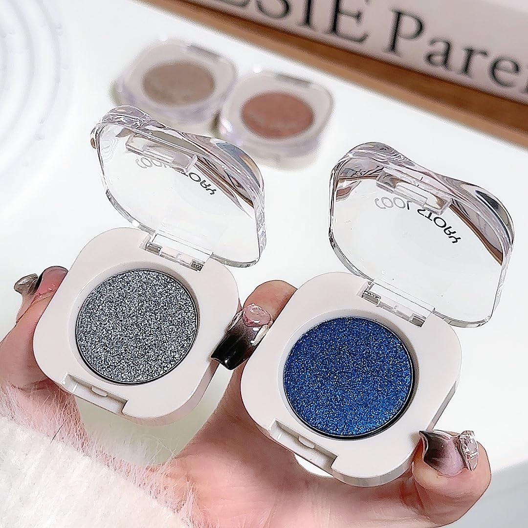 Nude Whisper Single Eyeshadow for Mature Skin - Soft Matte Beige, Ultra-Pigmented & Blendable Cream for Everyday Makeup