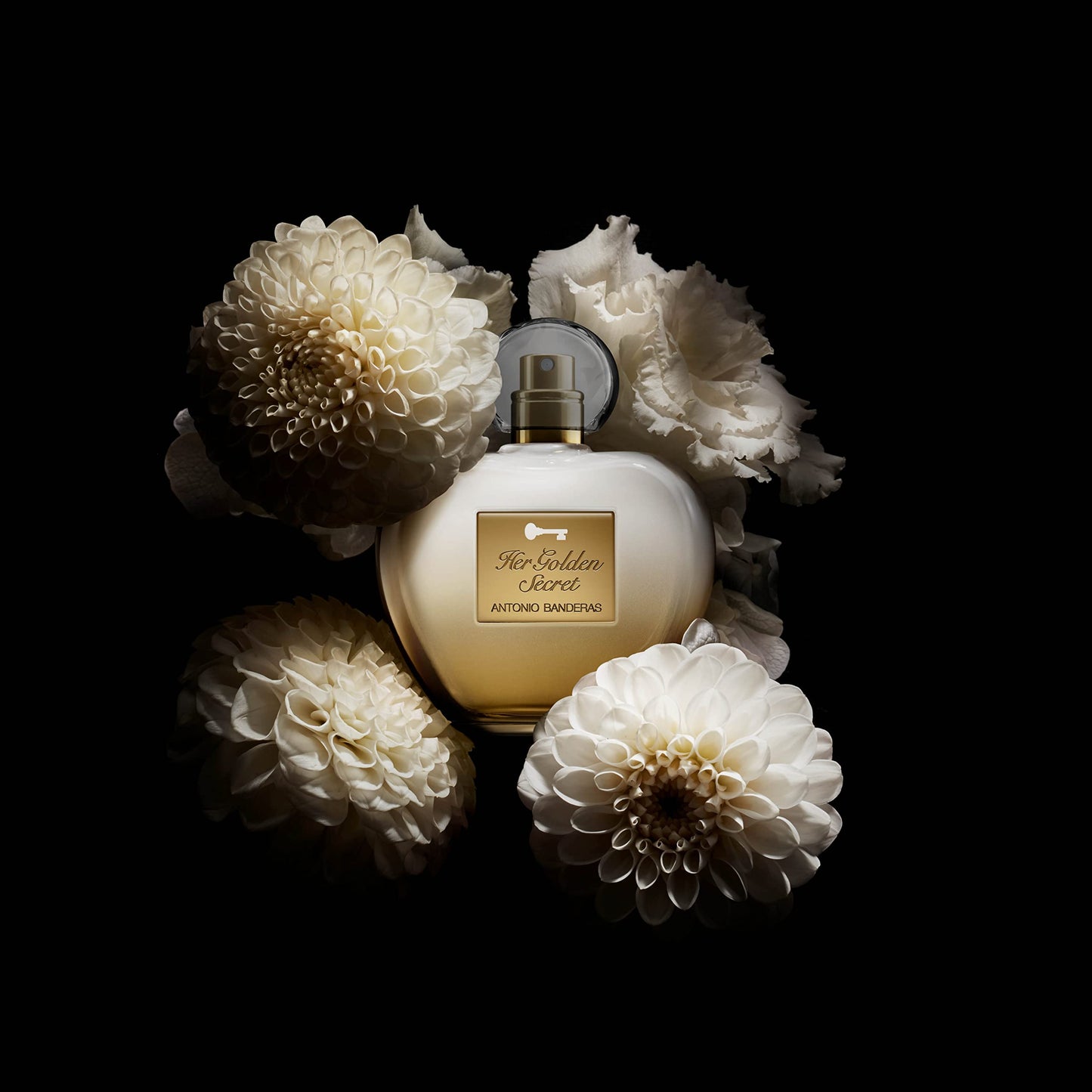 Banderas Perfumes - Her golden secret - Eau de toilette Spray for Women - Long Lasting - Fruity, Floral and Vanilla Notes - 2.7 Fl Oz (Pack of 2)
