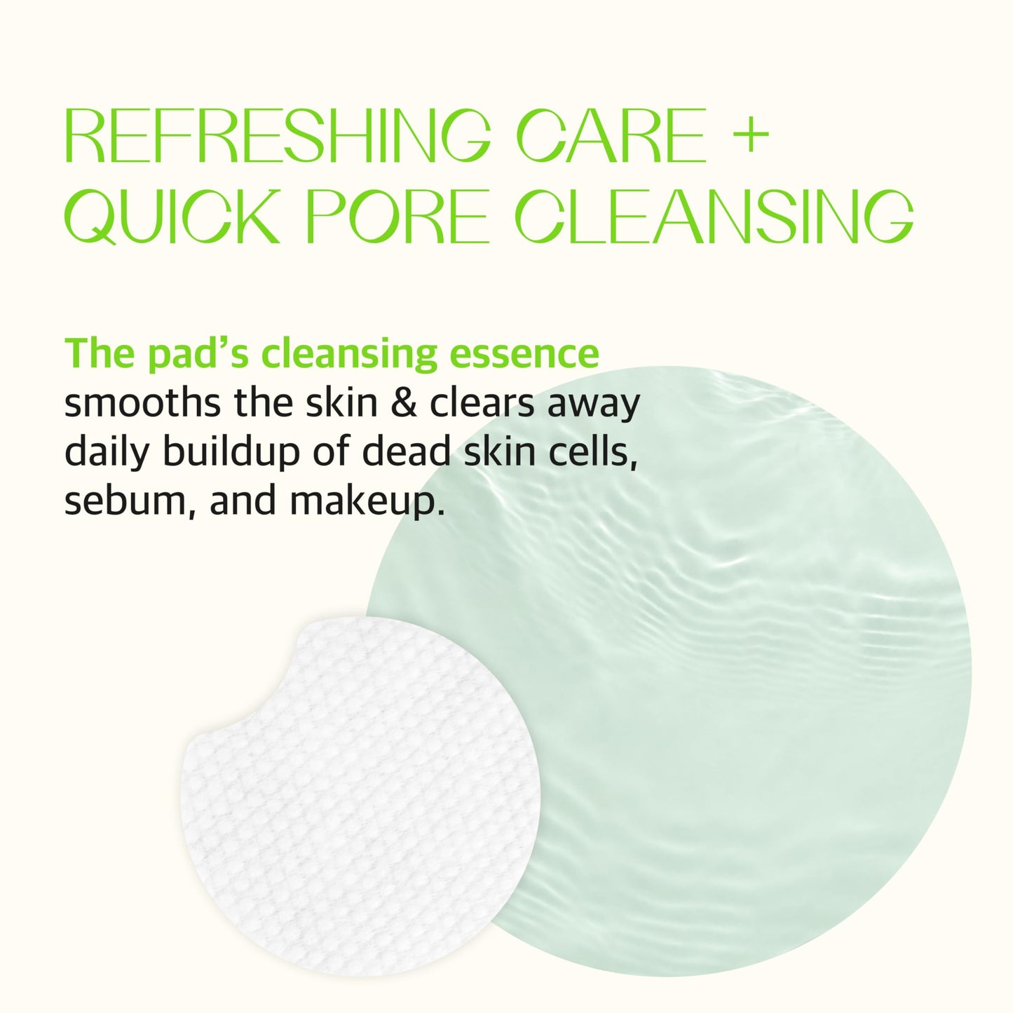 KLAVUU PHYTONCIDE QUICK CLEANSING PAD – Gentle Makeup Remover, Deep Pore Care, Soothing & Moisturizing Formula, Hypoallergenic, Ideal for Sensitive Skin - 100 Count
