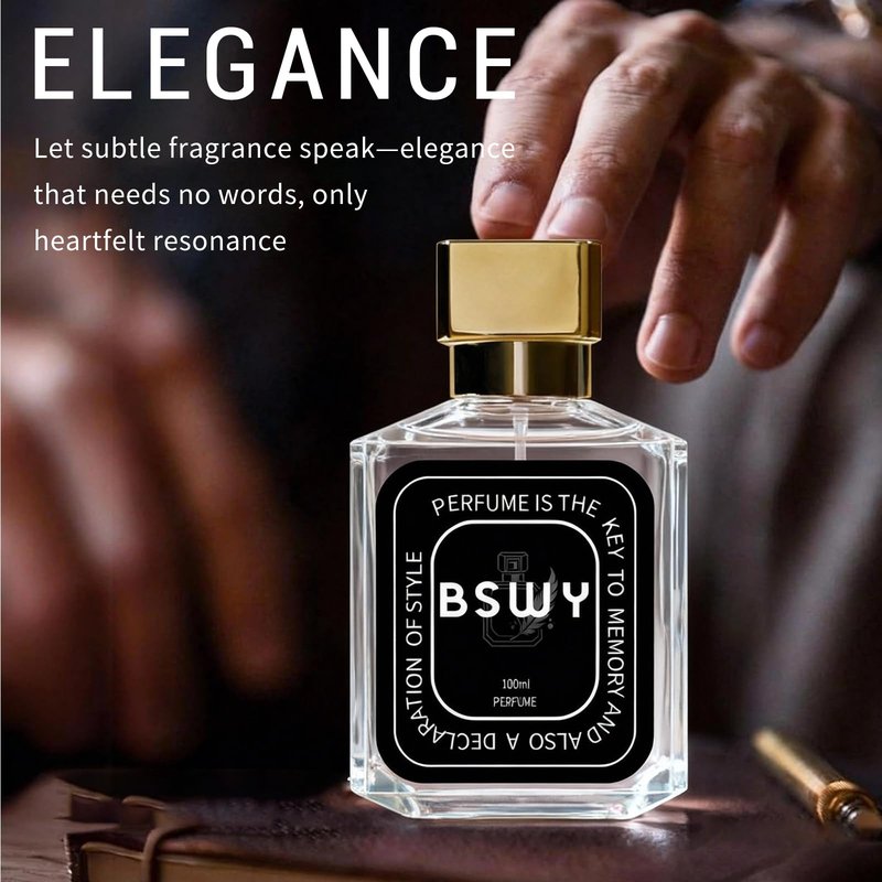 Perfume & Cologne for Men - Daily & Nighttime Eau de Parfum - Long Lasting 8-10 Hours Fragrance with Wood, Citrus, Agarwood, Leather, Vetiver and Musk - 100ml / 3.4fl oz