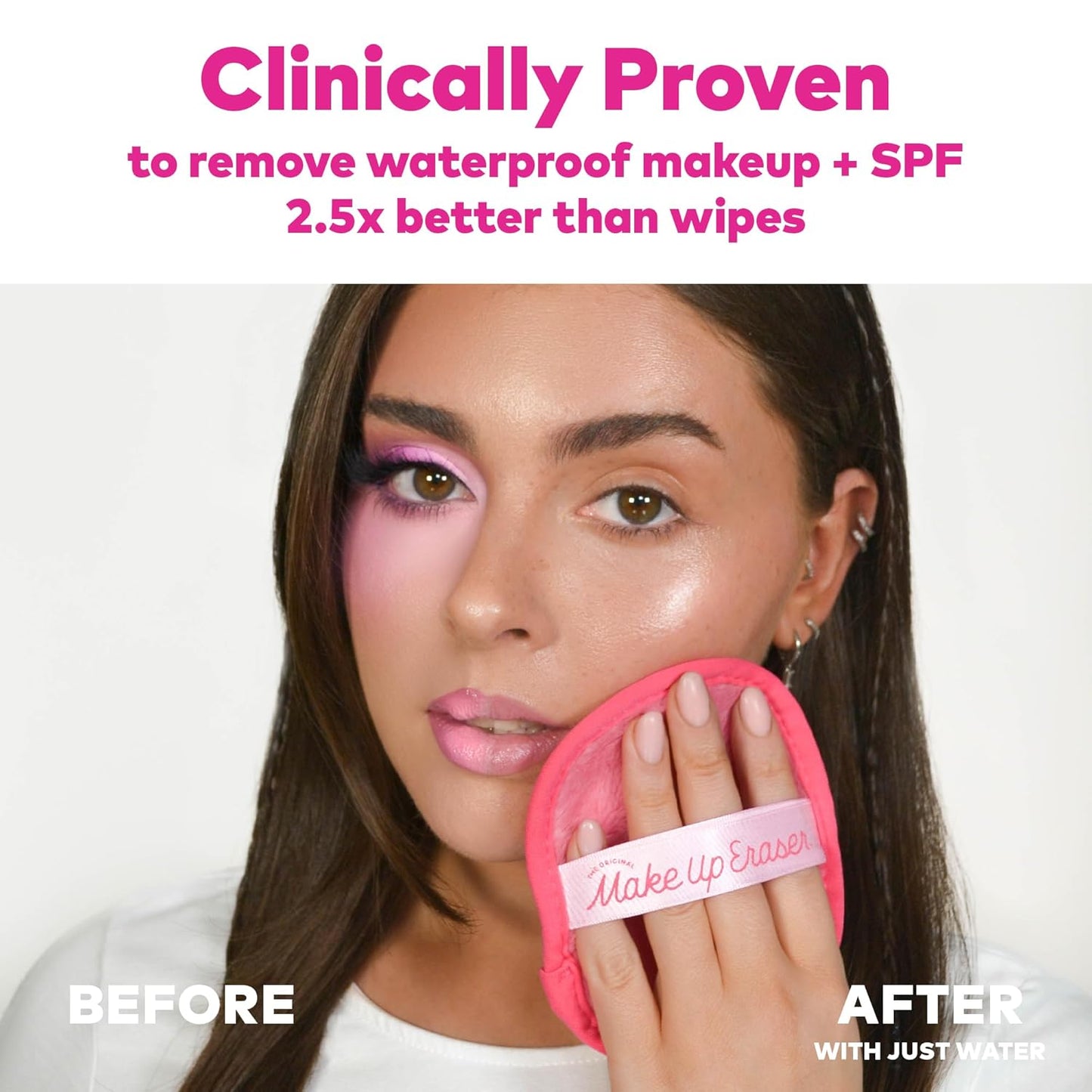 MakeUp Eraser PRO - Effortlessly Remove All Makeup with Water | Queen Purple, 1 Ct.