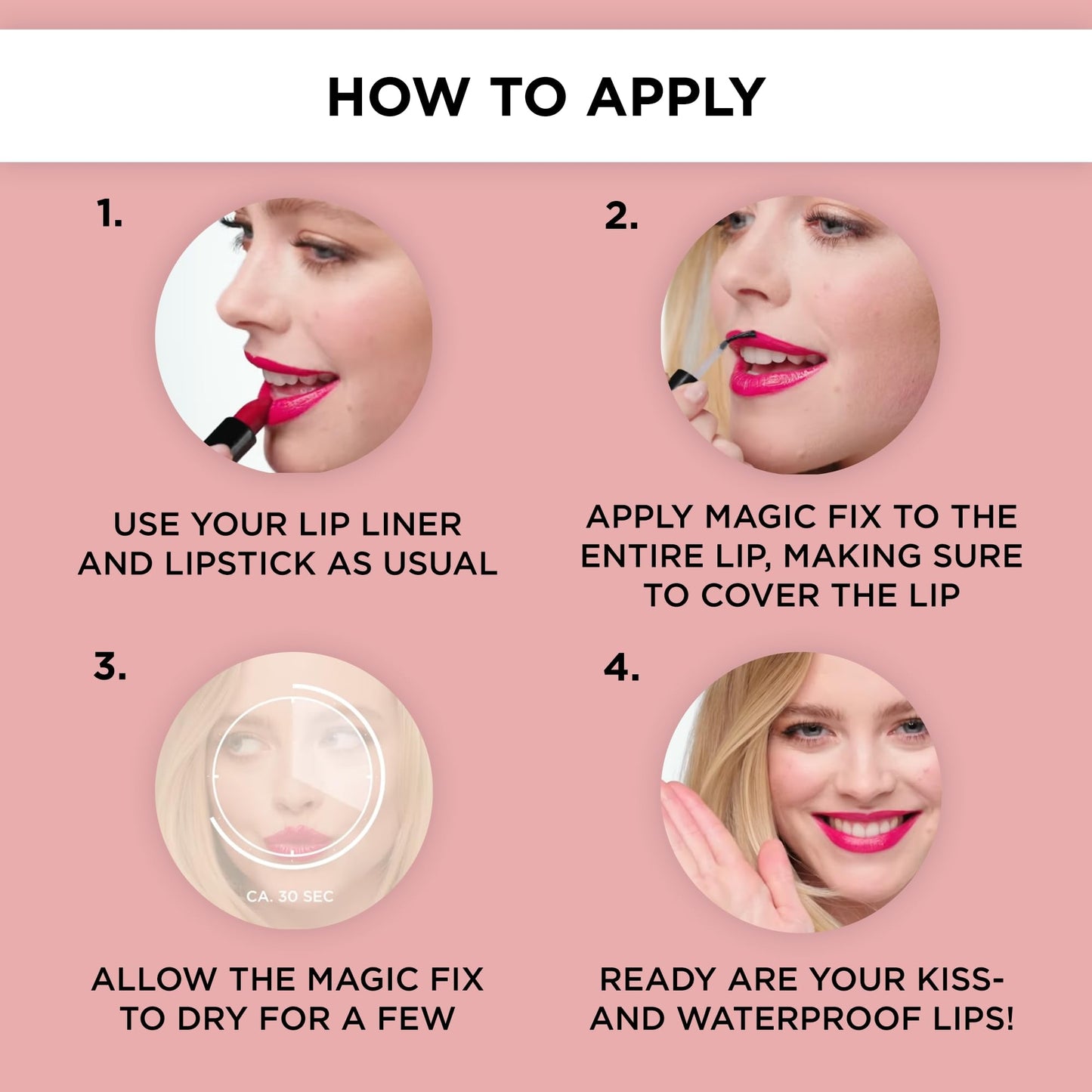 ARTDECO MAGIC FIX – lipstick sealer for kiss-proof lips - long-lasting & waterproof - lip care & lip moisturizer - lip gloss with floral scent & woody notes - lip makeup - lip care - 0.16 Fl Oz