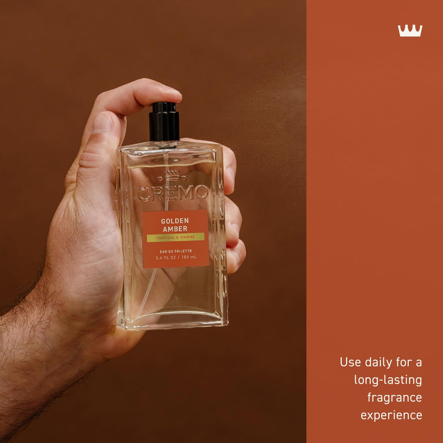 Cremo Cologne for Men - Mens Cologne 3.4 Fl Oz