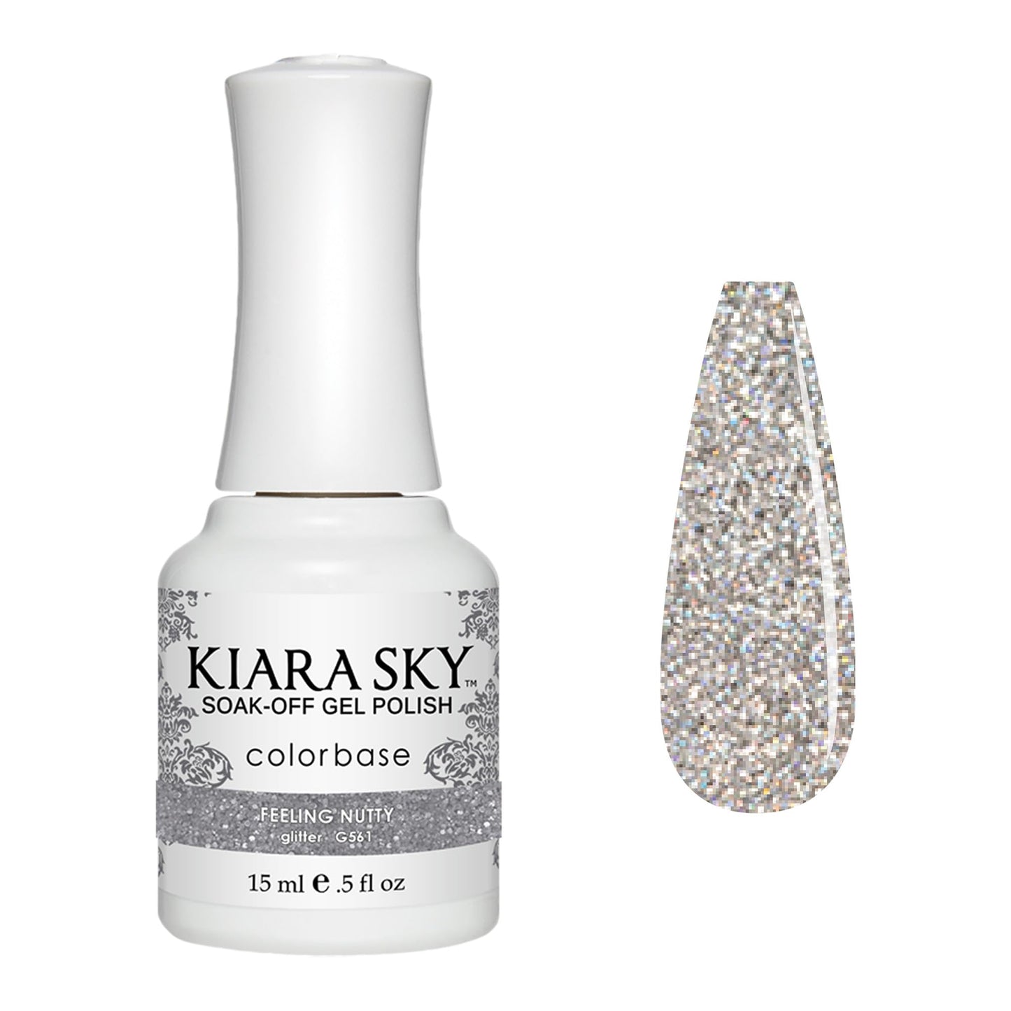 KIARA SKY Soak Off Gel Nail Polish 0.5 fl oz, FEELIN NUTTY (G561)