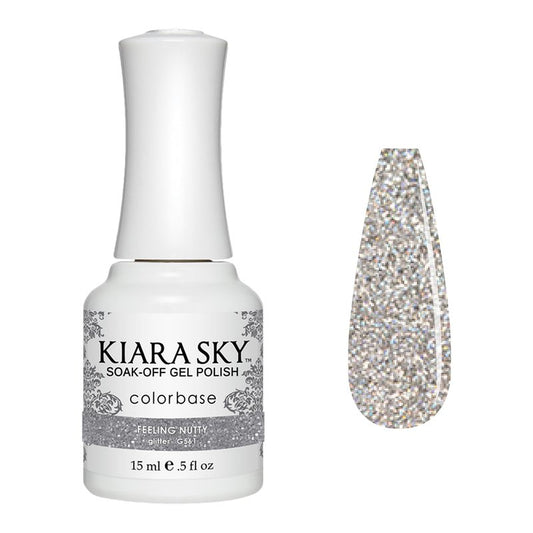 KIARA SKY Soak Off Gel Nail Polish 0.5 fl oz, FEELIN NUTTY (G561)