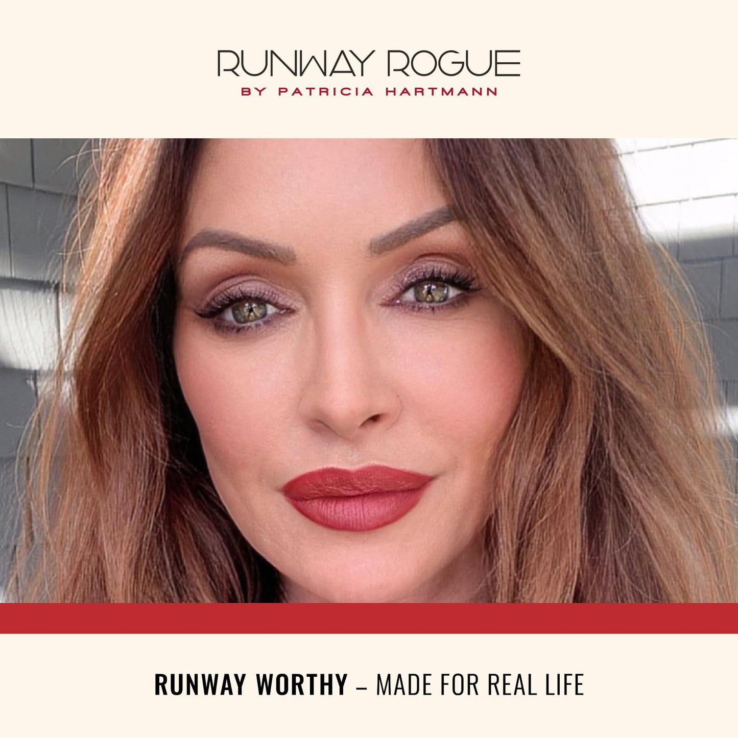 Runway Rogue 90s Vibe Lipstick, Moisturizing Matte Nude Lipstick, ‘Guest List’