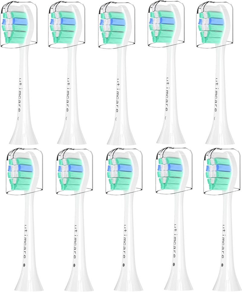 Replacement Toothbrush Heads for Philips Sonicare - 10 Pack Compatible Refills