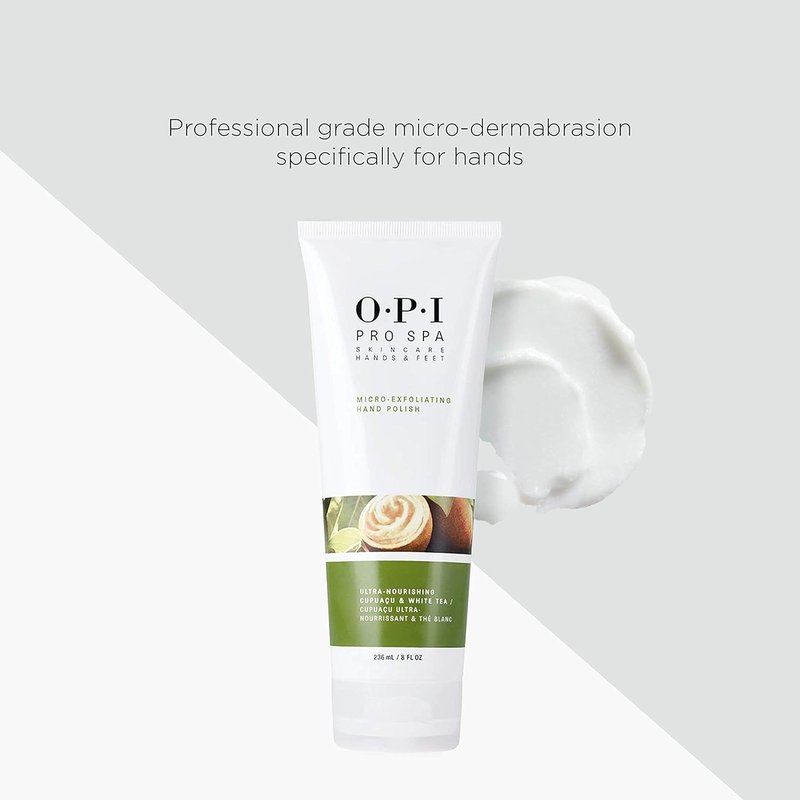 OPI ProSpa Micro-Exfoliating Hand Polish - Gentle Exfoliant for Smooth Skin | 3.5 oz