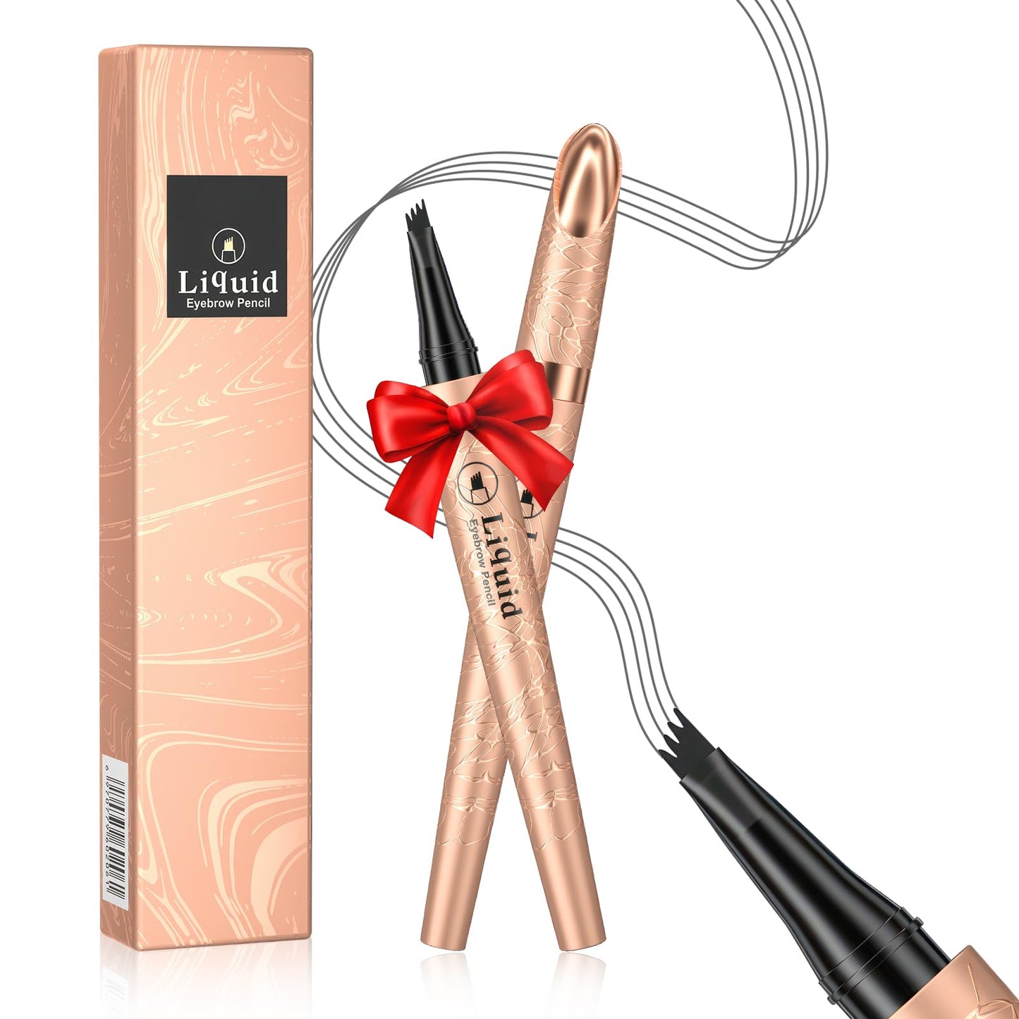 Eyebrow Pen - Eyebrow Pencils for Women, Long Lasting Waterproof Brow Pencil (Gray)