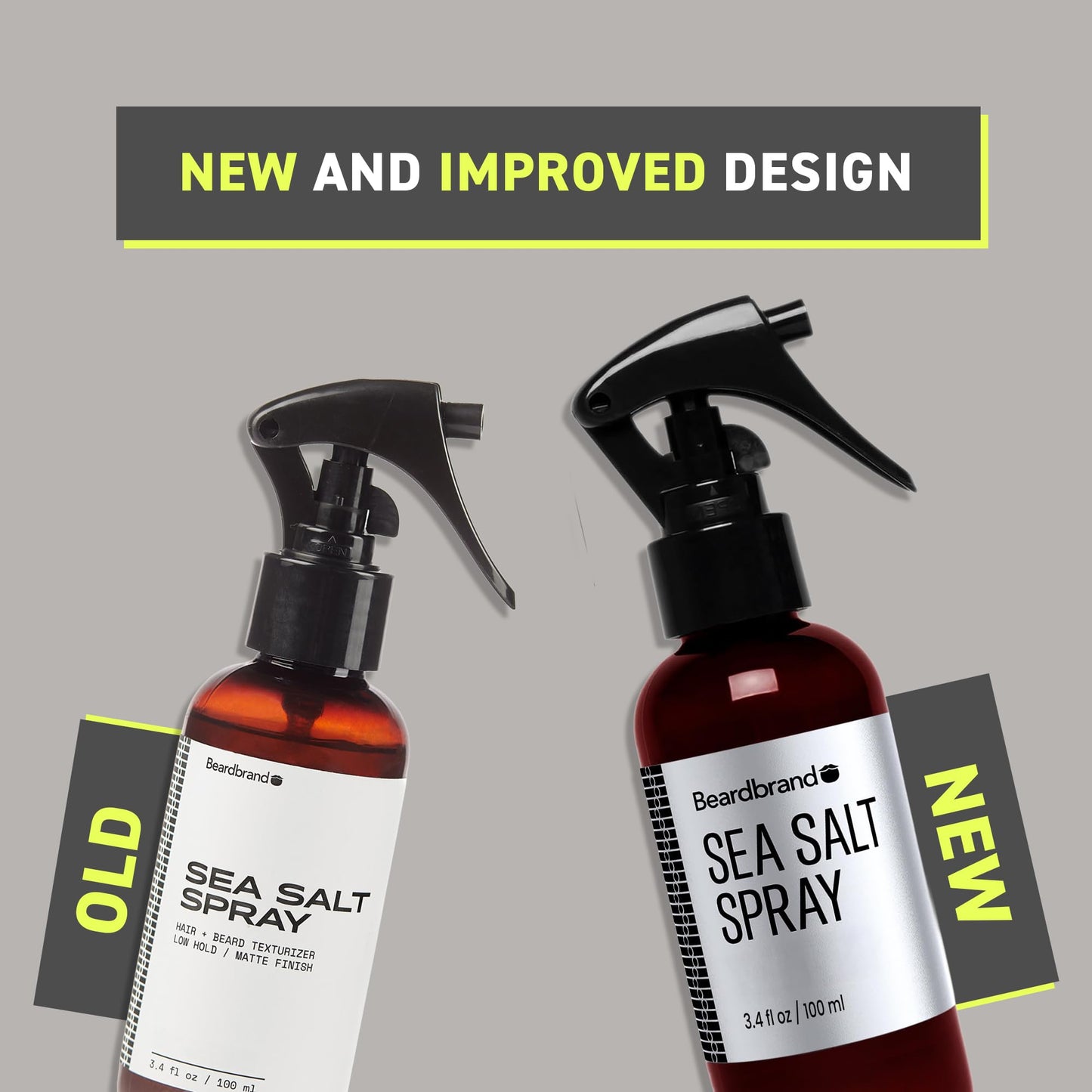 Beardbrand Sea Salt Spray for Men – Hair Texture Spray Adds Instant Volume, For Lightweight Natural Textured Look, Lumber Yard Scent, Achieve Effortless Style & All-Day Hold