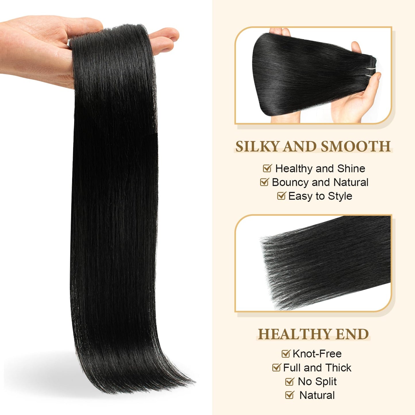 Clip in Human Hair Extensions for Women Balayage Walnut Brown to Ash Brown Mix Light Blonde Ombre Natural Straight Remy Clip ins Real Human Hair Double Weft Clip on Hair Extensions 14 Inch 60G 5 PCS